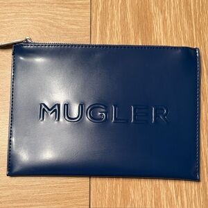 Mugler Blue cosmetics Bag